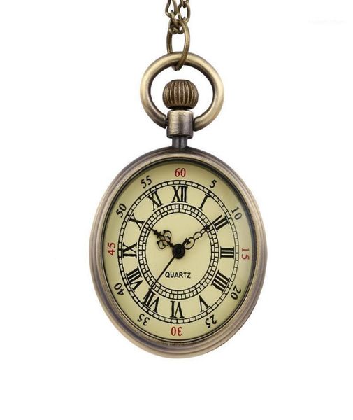 

new reloj hombre men watch vintage round dial quartz small pocket watch classical roman scale pocket relogio masculino14447752, Golden;silver