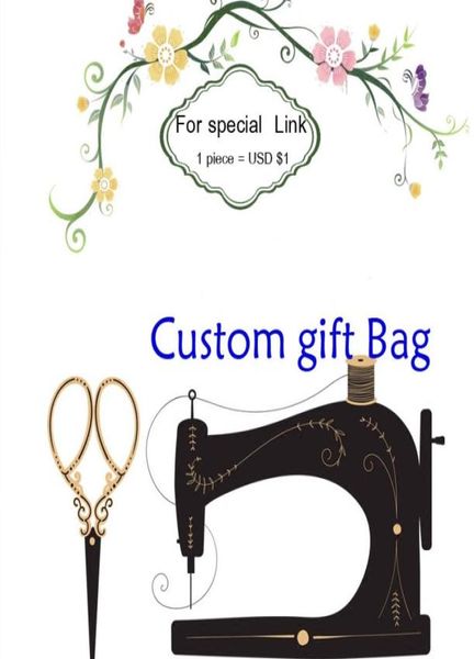 

custom link linen bag cotton pouch print buyer logo or store name4490077, Pink;blue