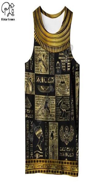 

plstar cosmos horus egyptian god eye of egypt pharaoh anubis face symbol 3dprint summer vesttank mens womens s7 220424596052, White;black