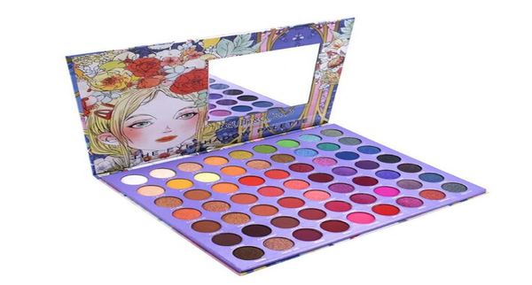 

63 color matterglitter mix eyeshadow palette high pigment eyeshadow palette waterproof princess eye shadow palette professional c6003796