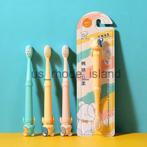 

other baby feeding 1pc baby cute soft-bristled toothbrush children teeth cartoon bear training toothbrushes kids tooth brush oral health car