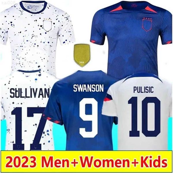 

2023 usa women national team soccer jersey 20 trinity rodman 8 julie ertz 21 aubrey kingsbury 5 kelley o'hara 9 savannah demelo 15 mega, Black;yellow