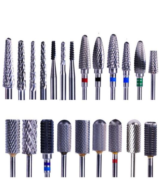 

tungsten carbide nail drill bits electric manicure drill machine accessories dead skin cutter nail file nail art tool3301738