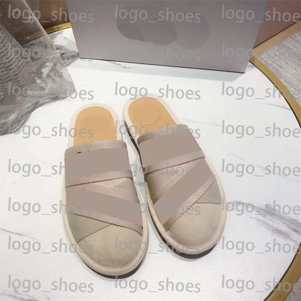 

half pack womens slides designer cross woven tapes slipper summer casual home shoe flat bottom sandal, Black