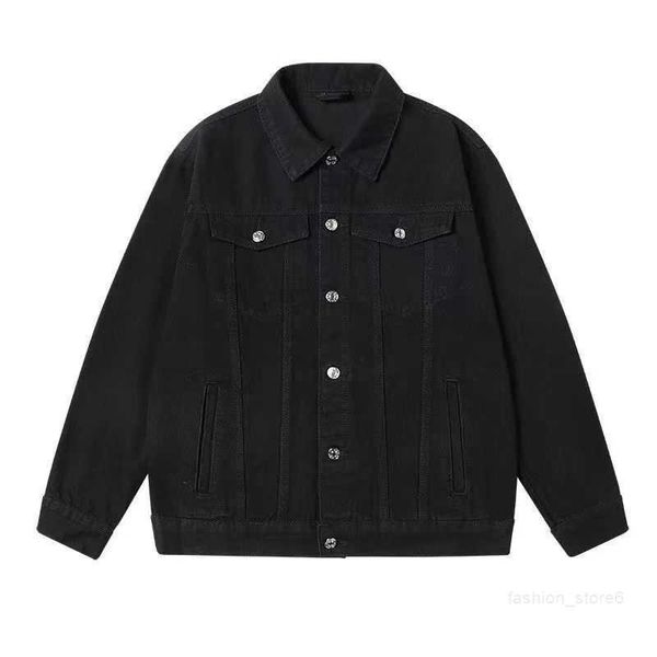 

mens jacket denims man coat jeans printed, Black;brown
