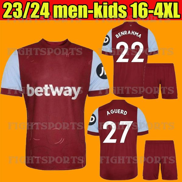 

23 24 west hams benrahma final soccer jersey limited edition 3rd .paqueta bowen rice scamacca ings lanzini antonio fornals emerson 2023 foo, Black;yellow