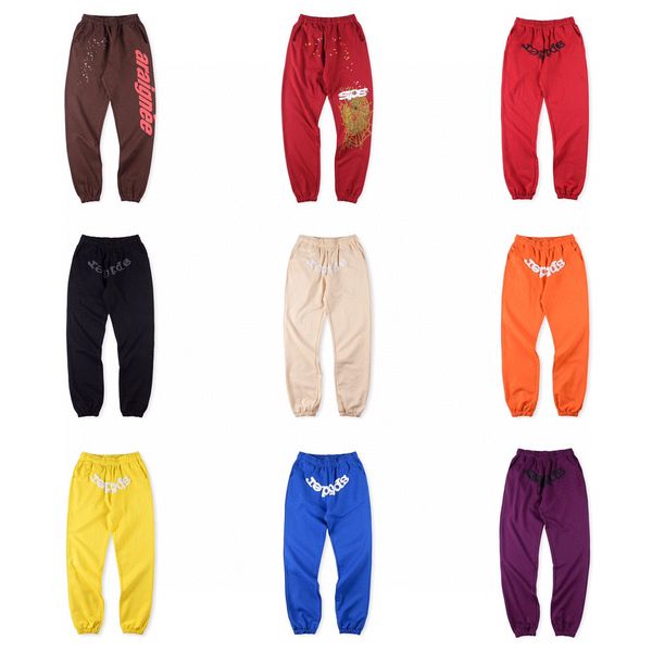

designers pants mens men pantsl hellstar 37 style star 55555 spider web pants sweatpants men jogger hip hop casual pants, Black