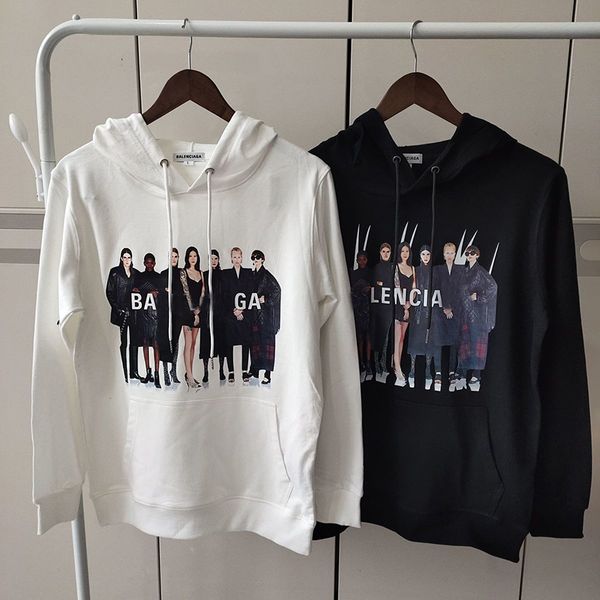 

xs-8xl mens hoodies sweatshirts famous logo printed fashion mean women casual winter pullover men big size spring homme hooded sweatshirt 8, Black