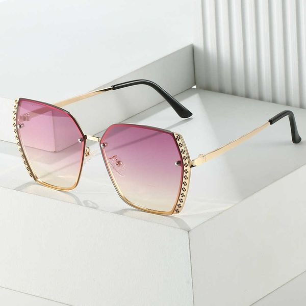 

Designer Lou brand sunglasses luxury fashion men and women with the same avant-garde show light metal Sunglasses internet red trend
