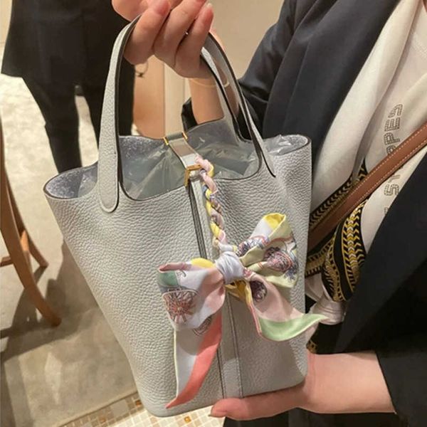 

orignal luxury designer bag picotin lock 2023 full handmade vegetable basket with layer tc large leather hand sewn wax line fashionable high
