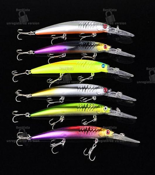 

selling minnow laser crankbait fishing lure 125g 15cm longmouth lip big game fishing abs plastic artificial baits8526789