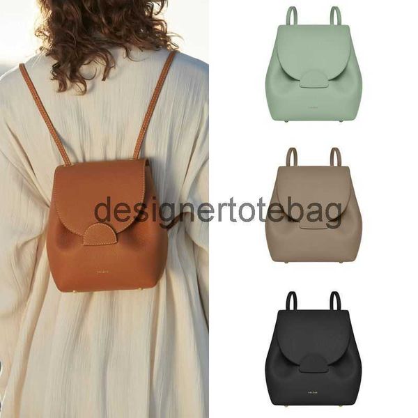 

polene backpack style designer bags mini shoulder bag women luxury fashion genuine leather lady travel backpacks