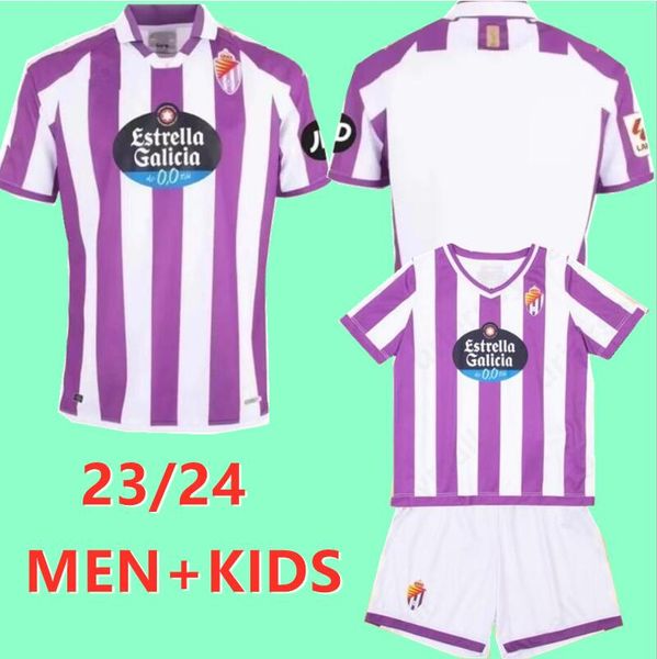 

23 24 real valladolid soccer jerseys asenjo sergio leon 2023 2024 g.plata kenedy football shirts monchu asenjo amallah men uniforms, Black;yellow