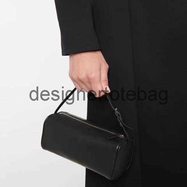 

bags designer leather the/row pencil bag simple handbag 90s cow leather penholder mini armpit solid fashion classic tote bag the row ak0z