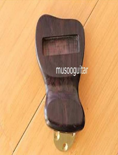

solid short ebony tailpiece for jazz archguitar012343374357