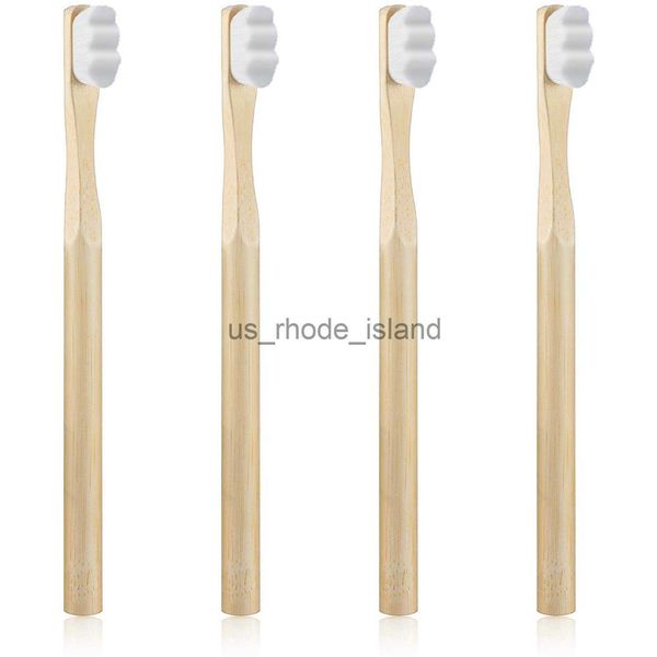 

other baby feeding 5 pieces soft toothbrush bamboo micro-nano toothbrush with 20 000 soft bristles for teeth oral recession adults kids chil