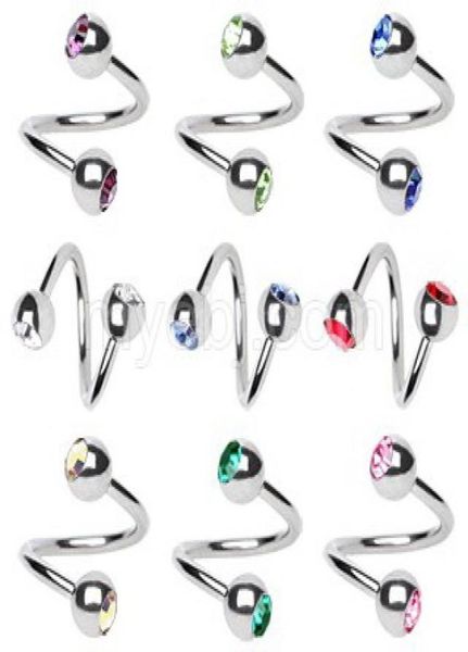 

nose jewelry n06 100pcslot mix 8 colors 16g ball circulars horseshoes eyebrow nose rings body piercing jewelry3259448, Silver