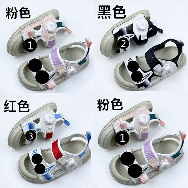 

rotary button toe sandal designer sandals slides slippers kids slipper triple waterproof shoes walking shoes, Black;red
