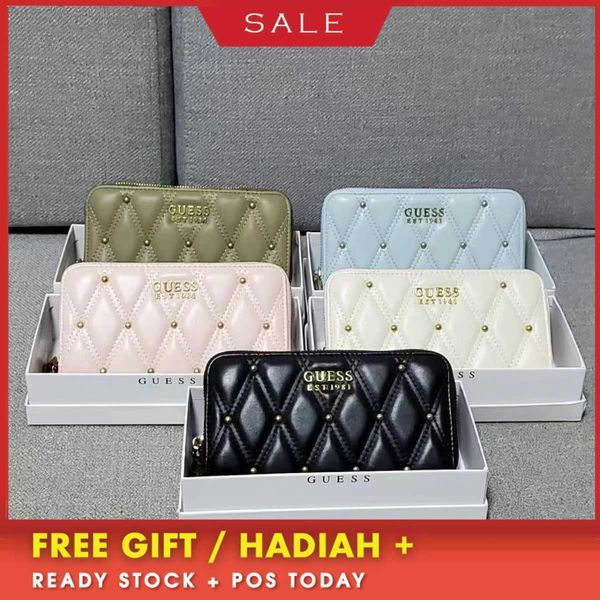 

women's design bags gus home 2023 handheld long wallet zero card bag simple lingge exquisite large capacity evening clutches