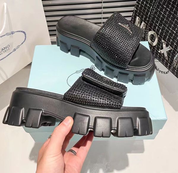 

elegant designer sandal ladies wedge flip flops open toe platform women black summer brand comfortable summer walking outdoor fashionable wi