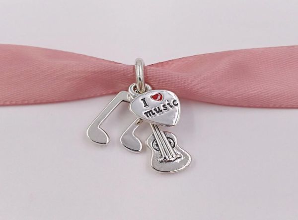 

andy jewel authentic 925 sterling silver beads music trinity pendant charm charms fits european pandora style jewelry bracelets 4758604, Black