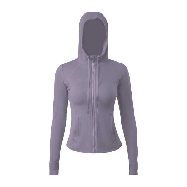 

lululemens yoga suit double faced brushed women's lu sports jacket high elastic zipper coat cardigan fit nude yyj7 6 3uww, Black