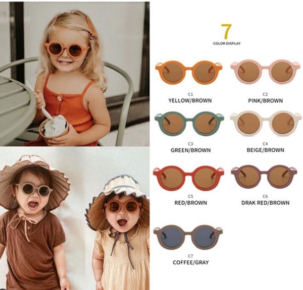 

fashions 7 colors cute ins kids baby sunglasses girls boys sun glasses candy color n shades for children uv4006469842, Blue