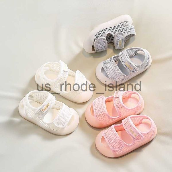 

athletic outdoor summer baby sandals for girls boys breathable solid color soft soled anti-slip children shoes fashion toddler kids sneakers, Black