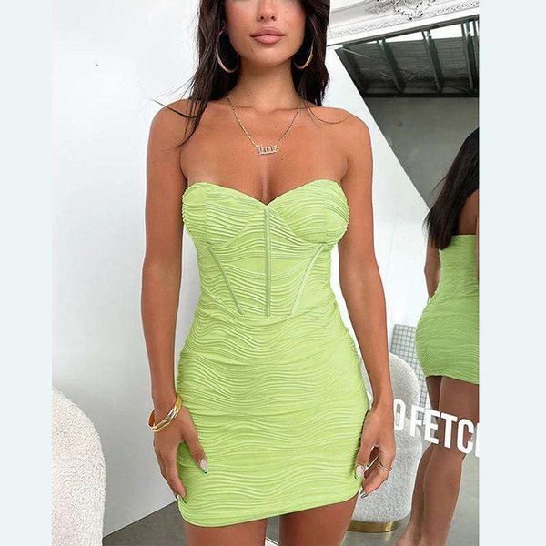 

tube drawstring slim fit short skirt elegant solid color casual fashion hip dress for women, Black;gray