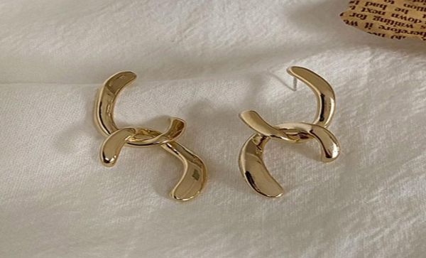 

c 925 silver pin stud earrings 2021 small allmatch internet celebrity9134728, Golden;silver