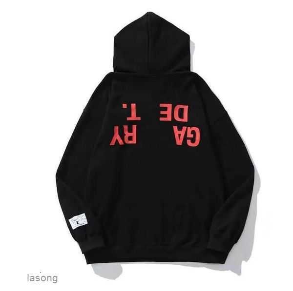 

2023 mens hoodies sweatshirts hoodie designer galleries depts gary painted graffiti used letters printed loose casual fashion men women hood, Black