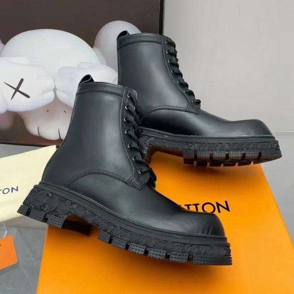 

new boots ankle boot designer desert for women classical shoes fashion winter leather boots coarse heel women shoes