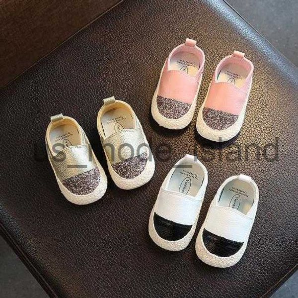 

athletic outdoor new fashion sequin 2018 spring baby moccasins leather baby shoes first walkers hard sole crib casual sneakers kids shoes x0, Black