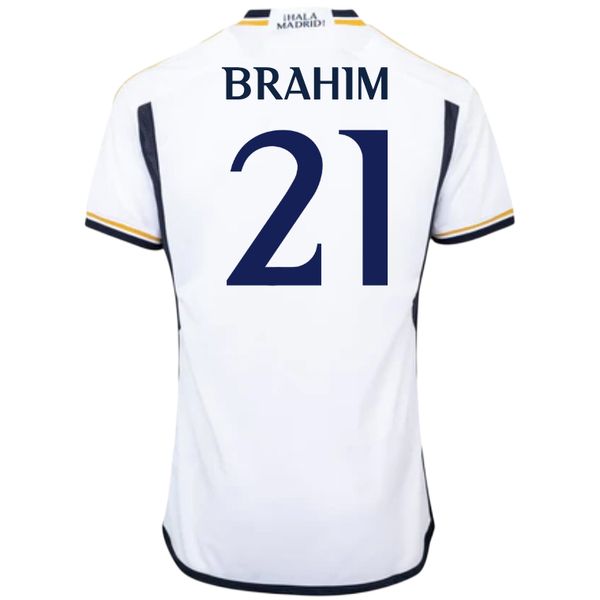 

008 season real madrids fans player soccer jerseys benzema bellingham 2023 2024 vini jr footballshirts camiseta de futbol men kids kit unifo, Black;yellow