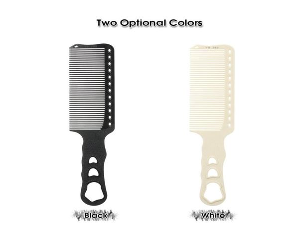 

professional haircut comb for hair cutting styling grooming antistatic barber clipper comb salon tool5010422, Silver