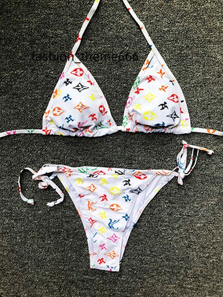 

bras sets bras sets 22ss designer swimsuit women vintage thong micro cover up womens bikini sets swimwear printed bathing suits summer beach, Red;black