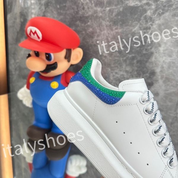

new men women sneakers shoe white black calfskin leather sports technical couple low- casual walking size 35-46 xsd221116