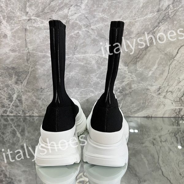 

new luxury men designer sneakers women sock technical knit sock-like trainers designer shoes fashion white black casual shoes xsd221113