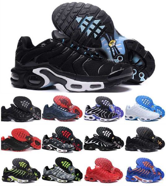 

classic tn mens casual shoes airs tuned plus tns university red blue triple white black metallic pewter chaussures basket requin designer sn