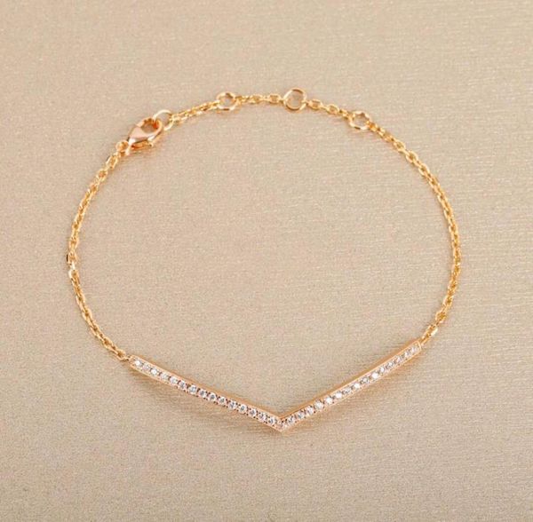 

s925 silver charm bracelet with diamonds for women wedding jewelry gift have stamp in two colors plated ps82359605759, Golden;silver