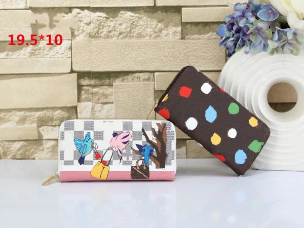 

x yk yayoi kusama wallet yayoi kusama designer womens juliette multicolor painted dots zippy coin purse card key holder pouch accessoires wa, Red;black