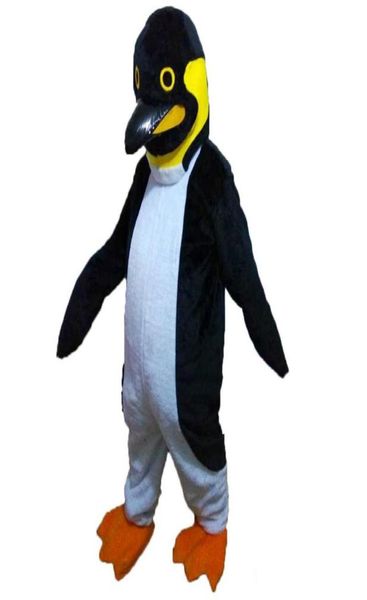 

2019 discount factory penguin mascot costume cartoon real po1051433, Red;yellow