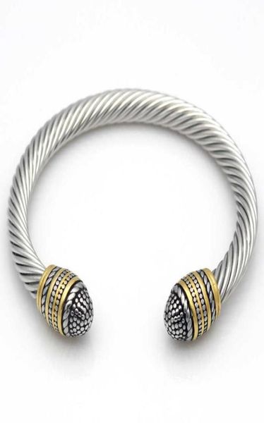 

popular steel room gold two color bracelet stainless steel cable bracelet street auction mixed batch9198197, Black