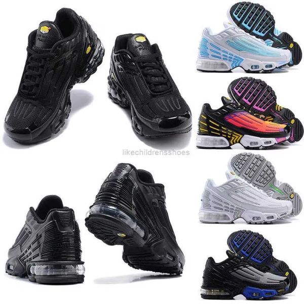

2022 tn3 kids shoes athletic outdoor sports running shoes children sport boy and girls trainers tns sneaker classic toddler sneakers size 28, Black