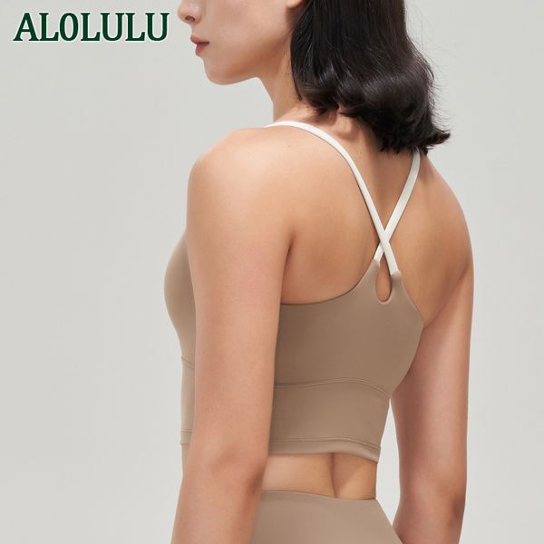 

al0lulu yoga sports underwear women's fitness shockproof running sports bra
