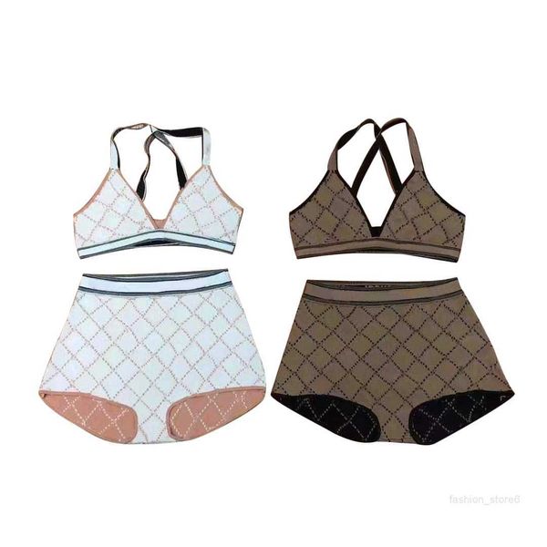 

womens swimwear summer bikini swimsuit beach style with letters printed underwear sets for lady slim swimwears swimsuits two pieces set, White;black