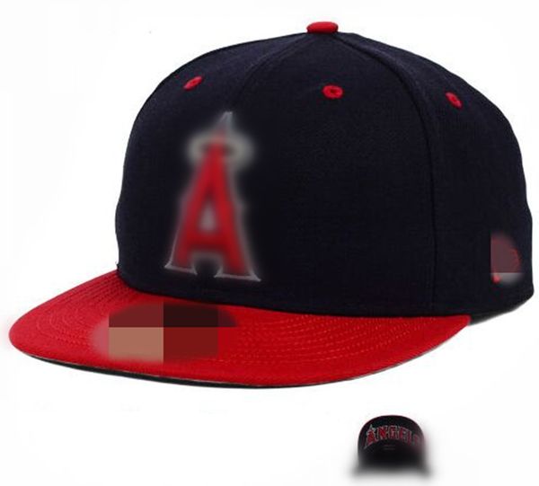 

wholesale new summer angels_a letter baseball caps gorras bones men women casual outdoor sport fitted hats h6-7.14, Blue;gray