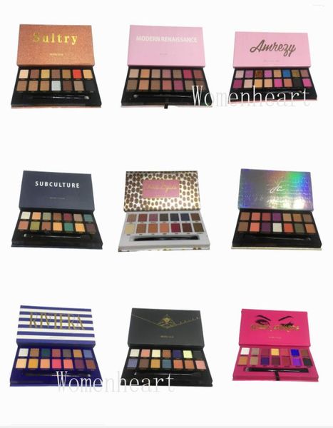 

makeup fashiond perfect eyeshadow pink black yellow green purple eyeshadow palette 14 charming color1257761
