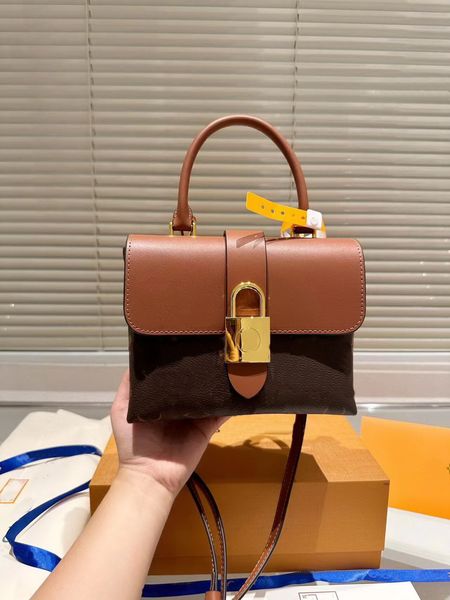 

5a quality new women shoulders bag women cross body fashion handbag luxury designer leather crossbody brown black postman bag business trave