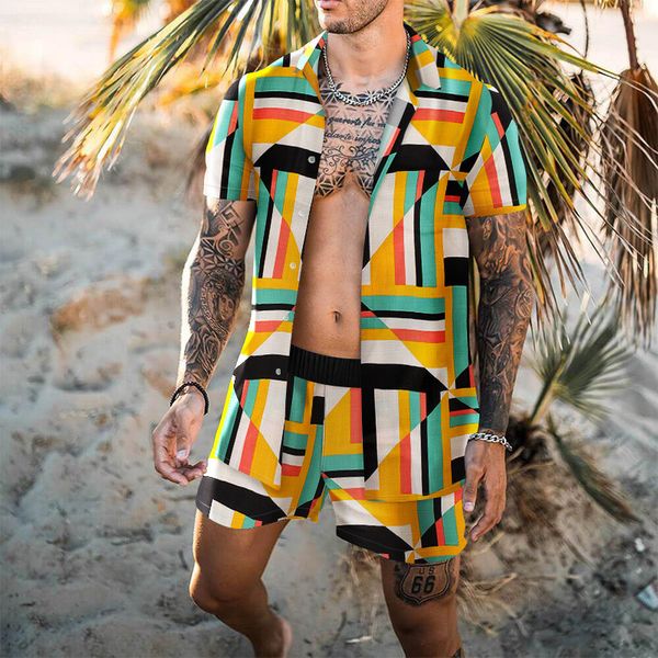 

summer tracksuits designer men's jogging sweatshirt sports suit men's short-sleeve sports suit design -3xl streetwear clothes 2 p, Gray